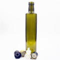 Bulk 100ml 250ml 500ml 750ml 1L Empty Square Dark Green Marasca Cooking Olive Oil Glass Bottles